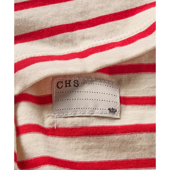New Oobe Brand Brewster stripe tee in Red Size Small - Picture 4 of 8